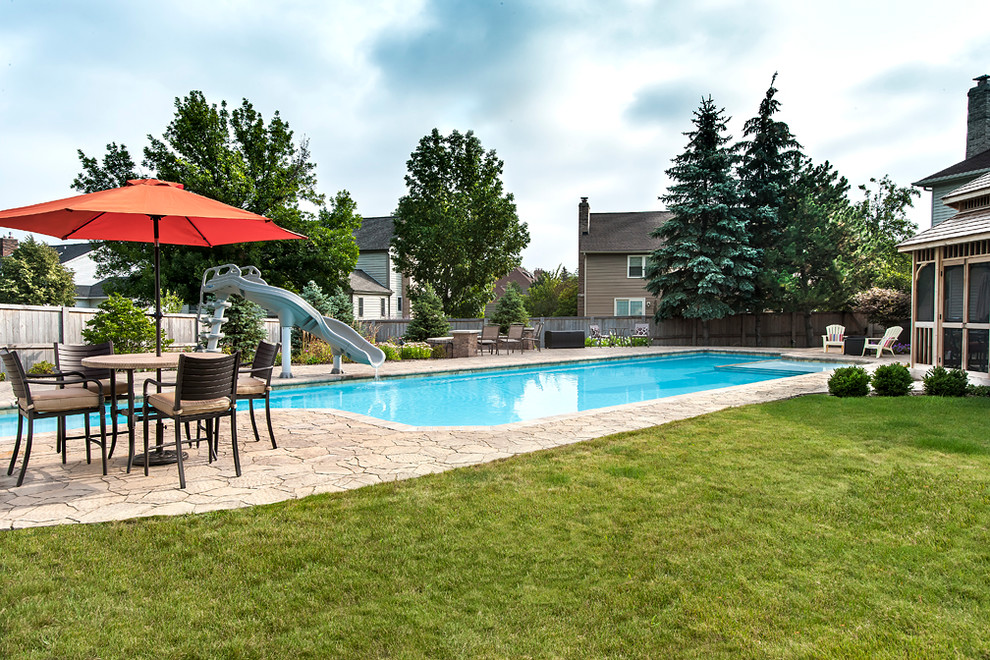 Chicago Pool Wheaton Traditional Pool Chicago by Sunset Pools