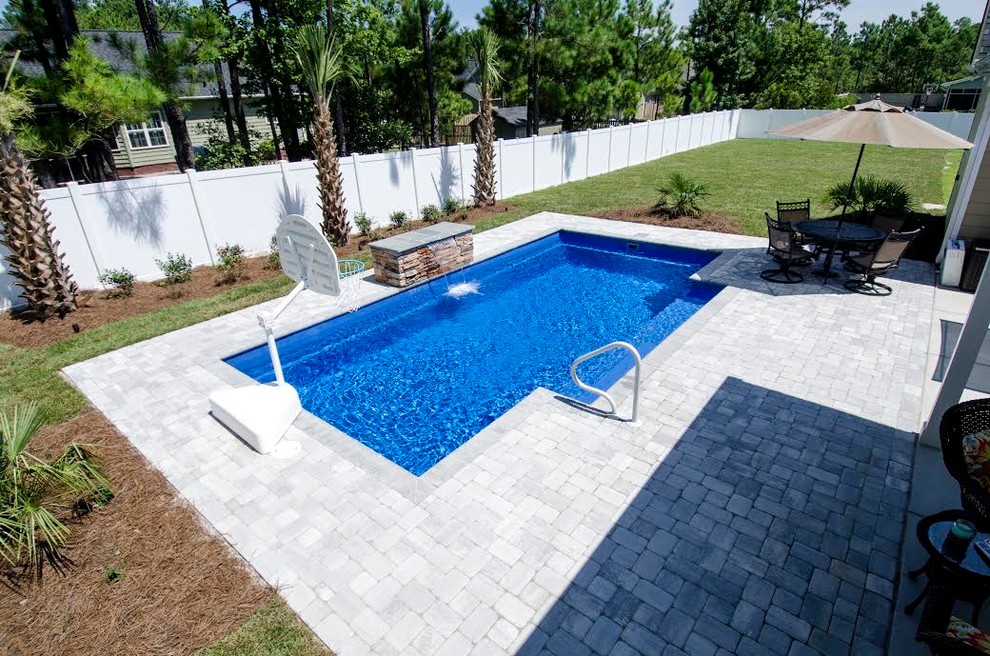 Classic Pool Lines Traditional Pool Wilmington by Hampstead