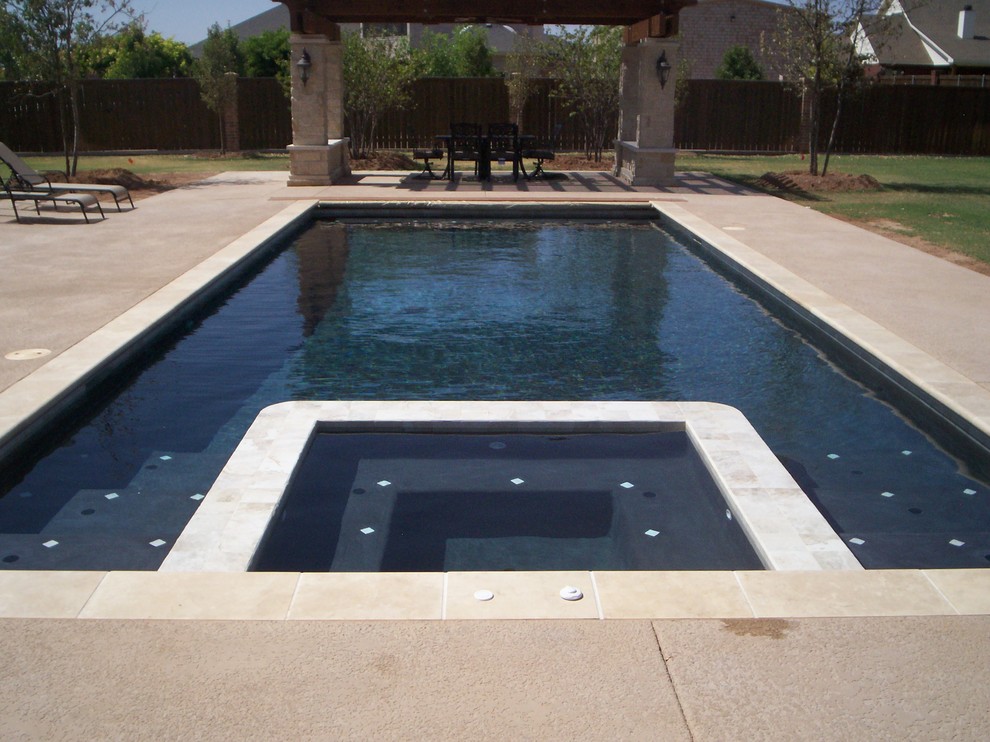 Minimalist pool photo in Austin