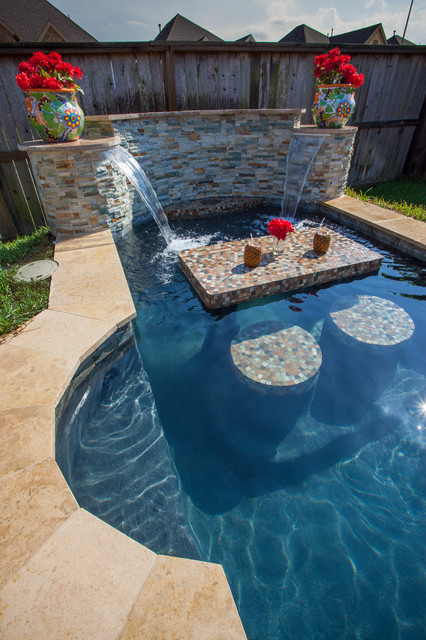 Cocktail Pool- Richmond, TX - Modern - Pool - Houston - by Richard's Total  Backyard Solutions | Houzz