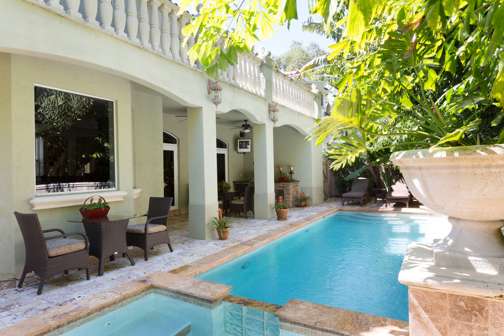 Coconut Grove Mediterranean - Pool - Miami - by Margaux Interiors | Houzz