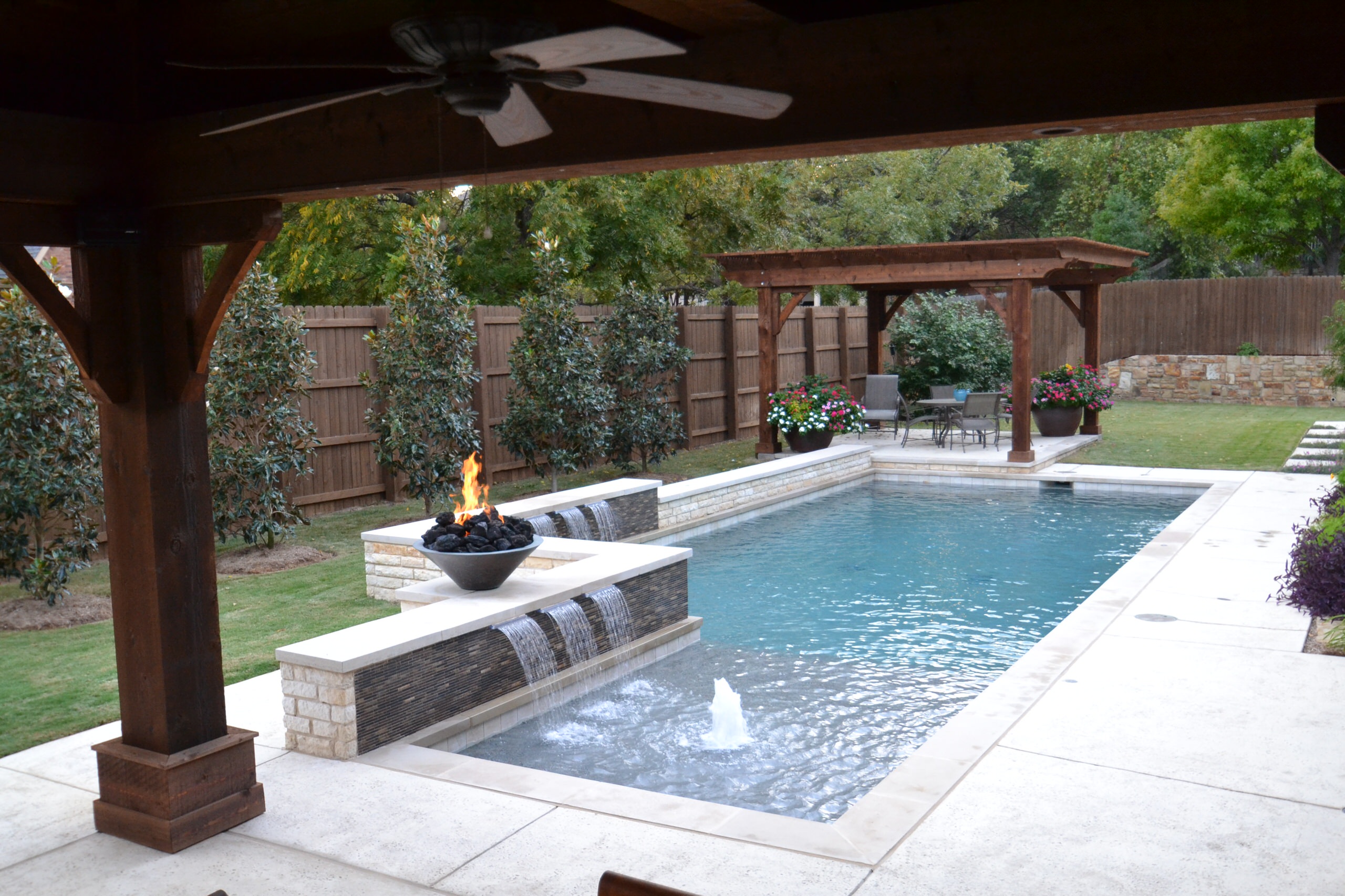 Small Landscape Design With Pool