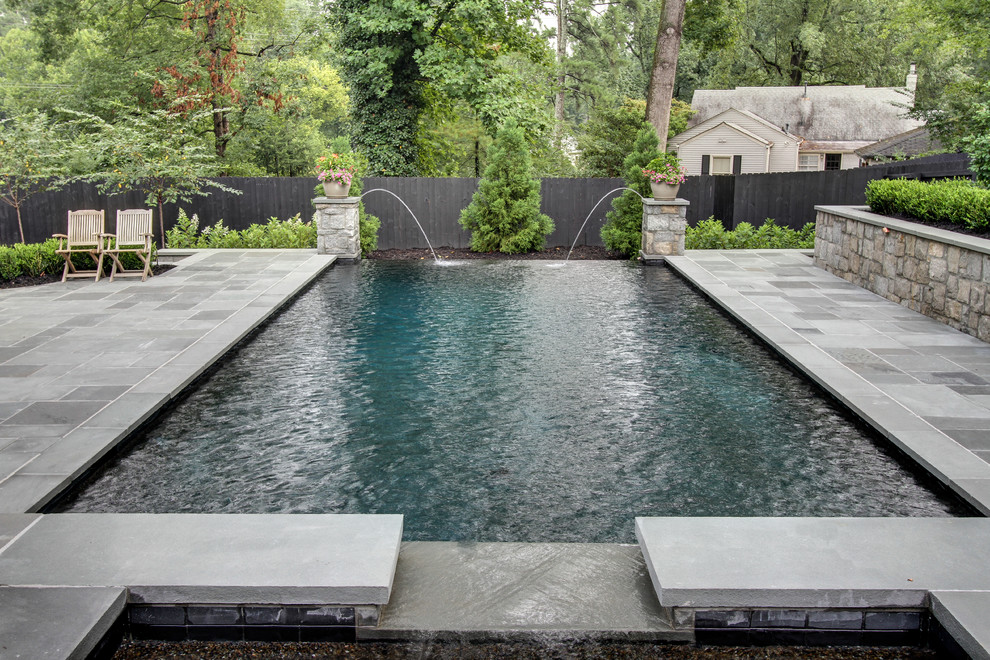 Collier Rd Pool and Cabana Contemporary Pool Atlanta by