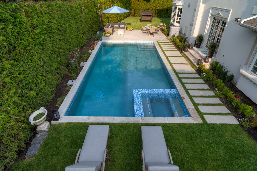 Concrete Pool and Spa - Markham - Contemporary - Pool - Toronto - by ...