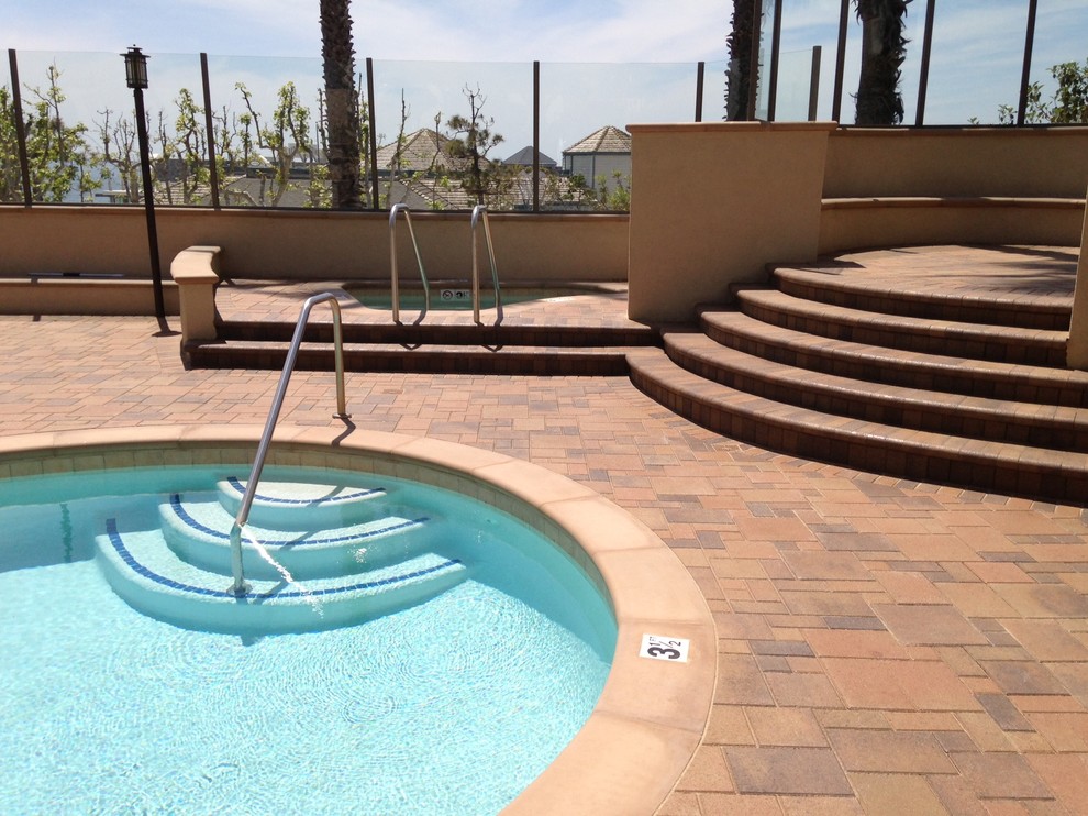 Condo Complex Pool Deck in Torrance Pool Los Angeles by Genesis