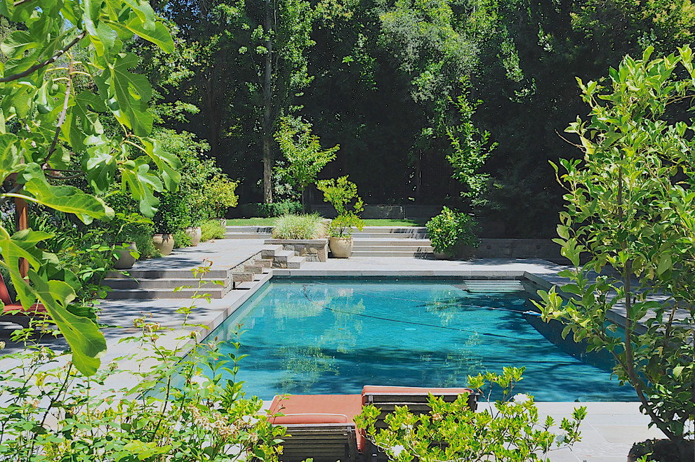 Design ideas for a traditional swimming pool in San Francisco.
