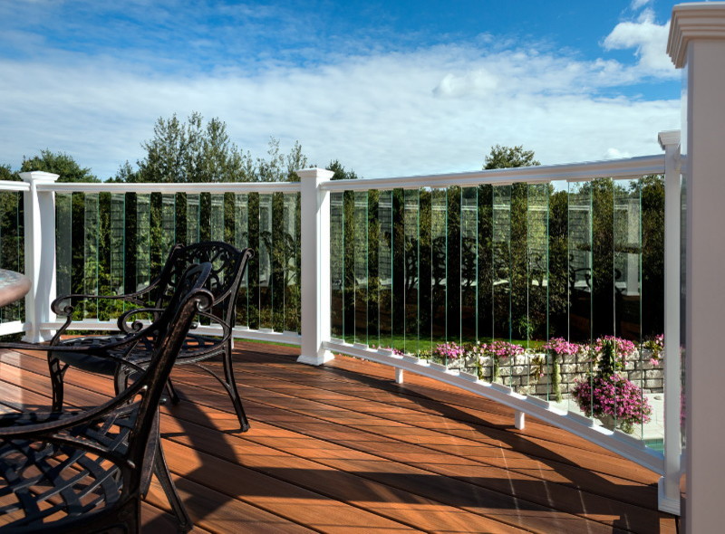 Contemporary Glass Railing - Mediterranean - Pool - Boston - by Shore ...