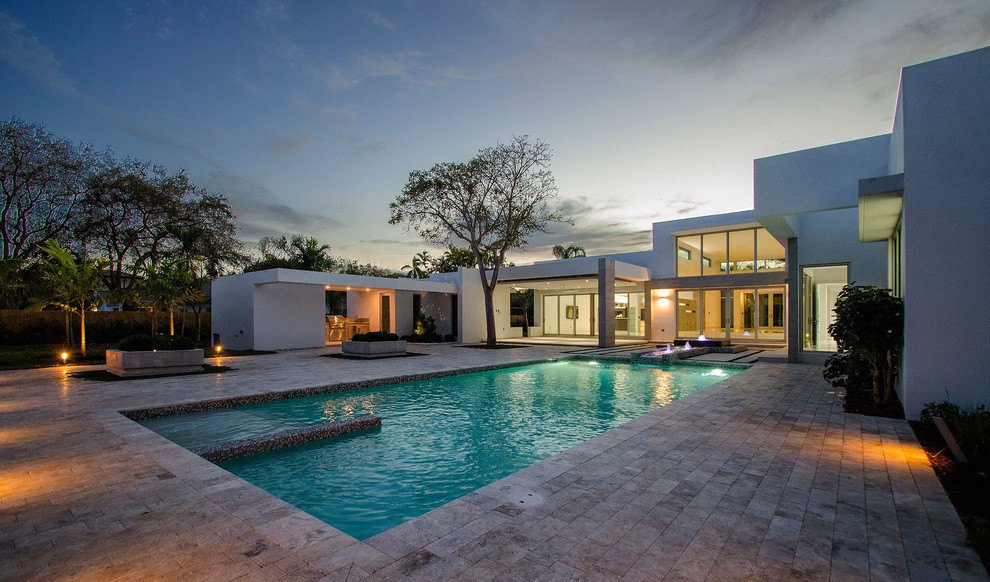 Contemporary Pinecrest Home Modern Pool Miami by Eurohabitat
