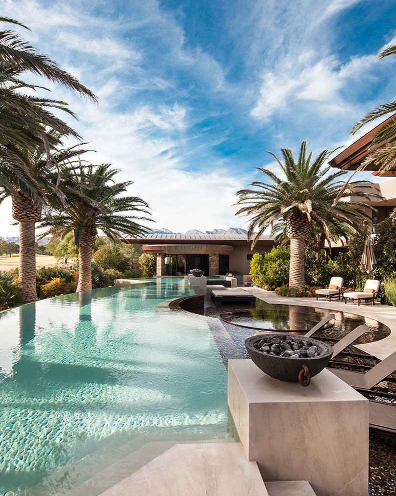 Download Contemporary Pool - Tropical - Pool - Las Vegas | Houzz
