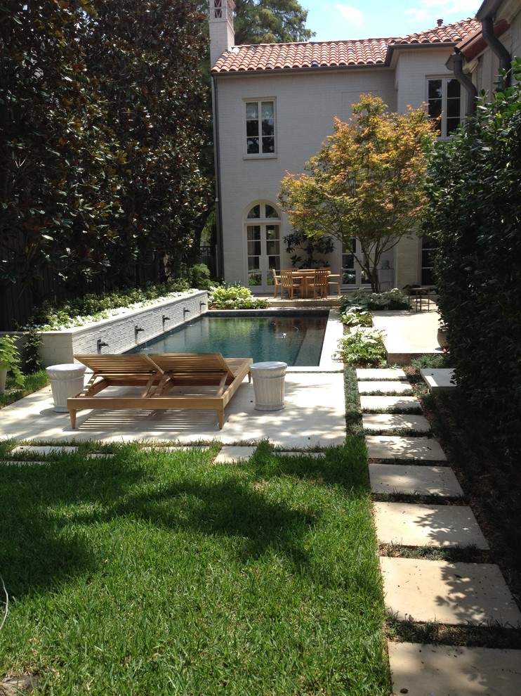 Mediterraner Pool in Dallas