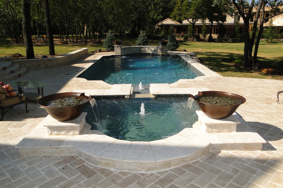 Copper Water Bowls Traditional Pool Dallas by Watercrest Pools and Outdoor Living Houzz
