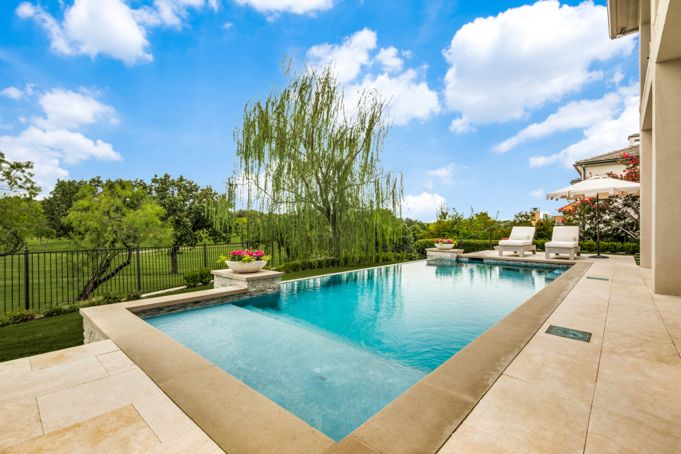 Cottonwood Contemporary Pool Atlanta by Lori Rourk Interiors