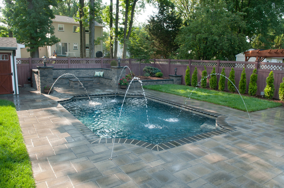 Cranford Traditional Pool San Diego by Everclear Pools & Spas