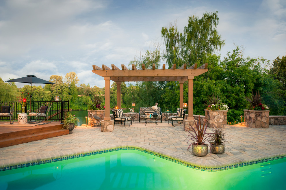 Cudahy Traditional Pool Portland by Paradise Restored