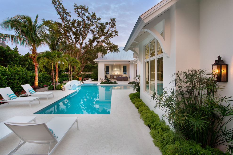 Custom Coastal Cottage - Beach Style - Pool - Other - by Naples Bay ...