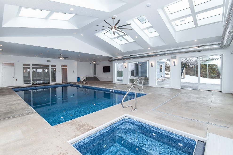Custom Home with Indoor Pool Rochester, MN Pool Other by RyMark