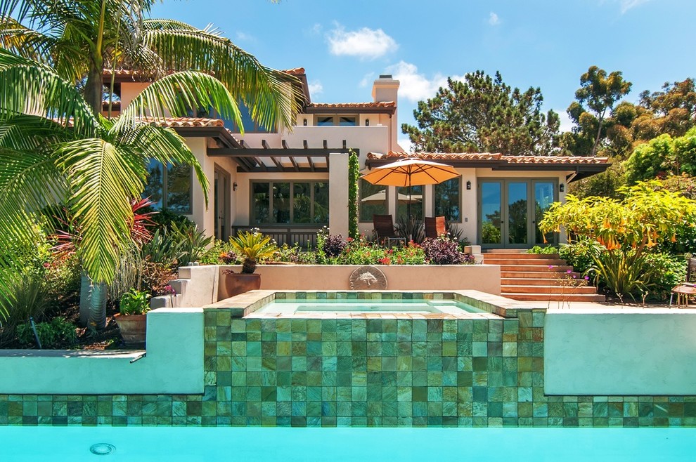 Custom Homes Mediterranean Pool San Diego by Mulvey Custom Builders Houzz