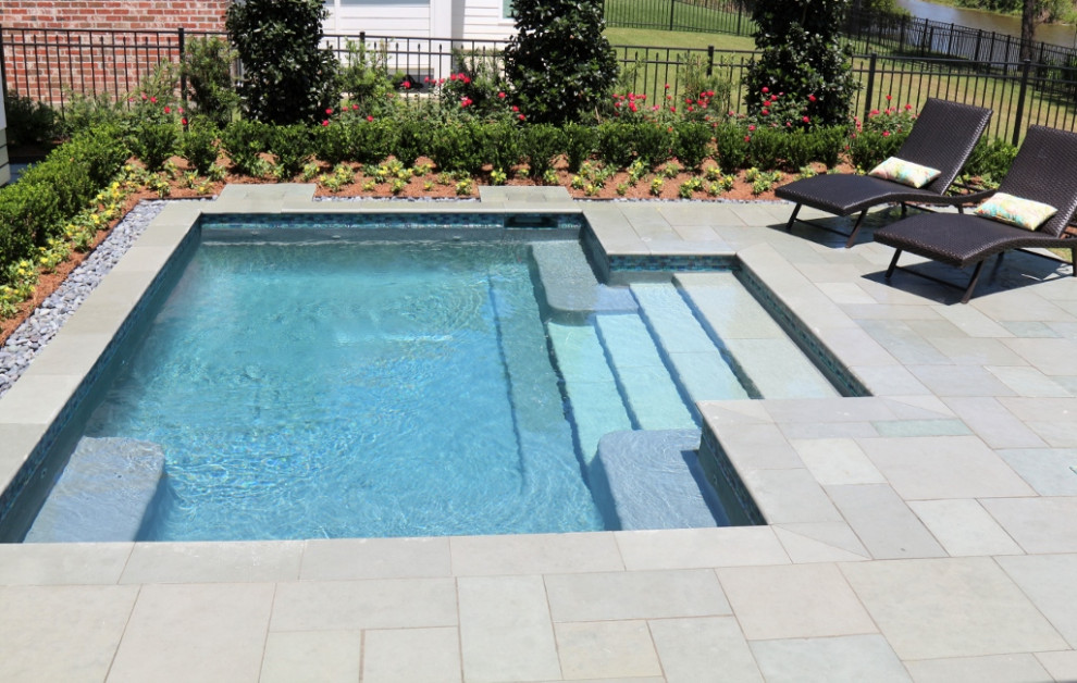 Design ideas for a modern swimming pool.