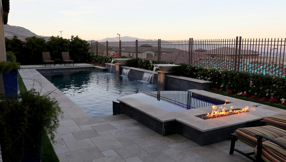 Custom Pools & Spas in Las Vegas, Poolscapes LLC - Modern - Pool - Las ...