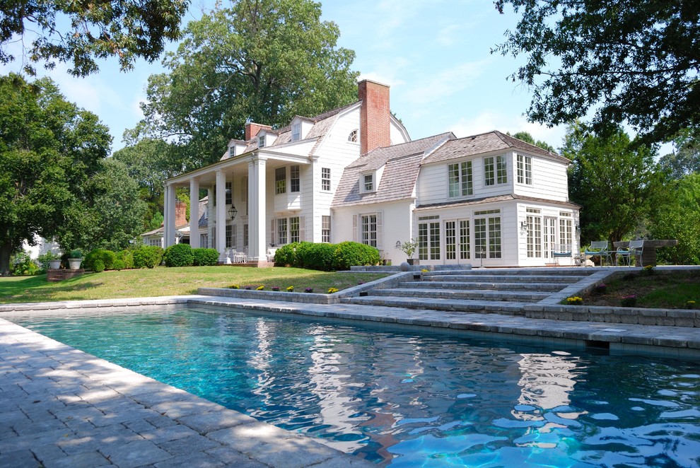 Custom Swimming Pools - Traditional - Pool - DC Metro - by Aqua Pools ...