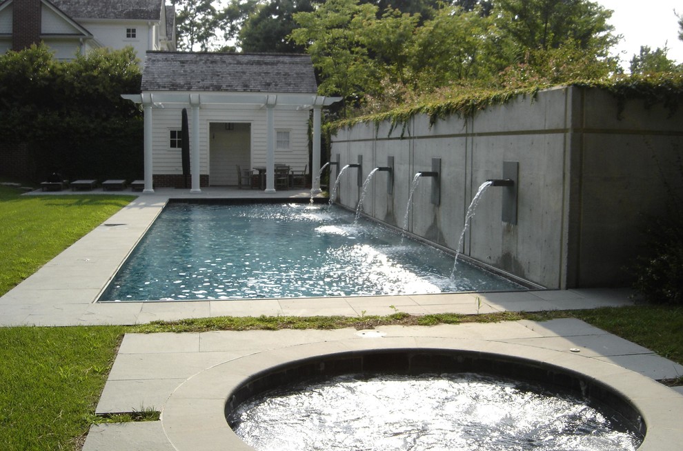 Custom Swimming Pools - Traditional - Pool - DC Metro - by Aqua Pools ...