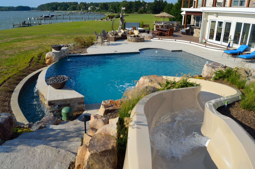 Custom Swimming Pools Traditional Pool DC Metro by Aqua Pools