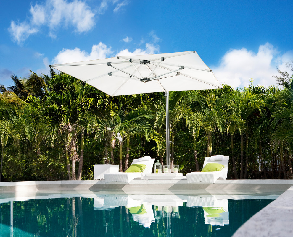 custom umbrellas Tropical Pool Houston by Patio 1 Outdoor