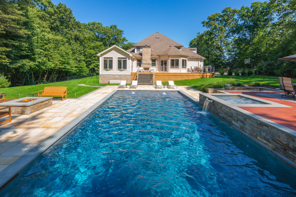 Cutting Edge Pool Design Contemporary Pool New York by Total