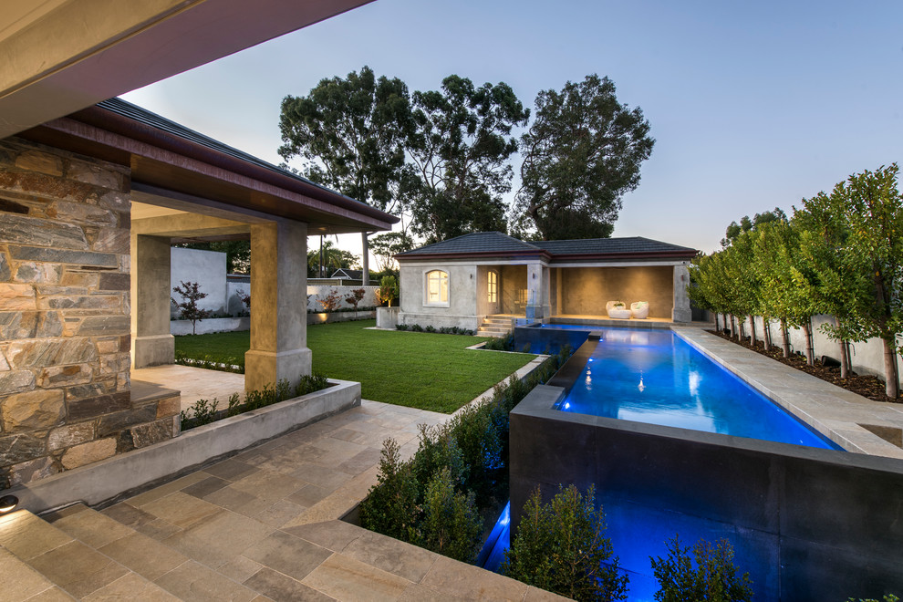 Expansive classic swimming pool in Perth.