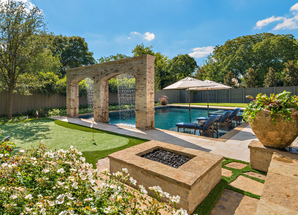 Dallas Pool & Backyard Transformation Traditional Pool Dallas