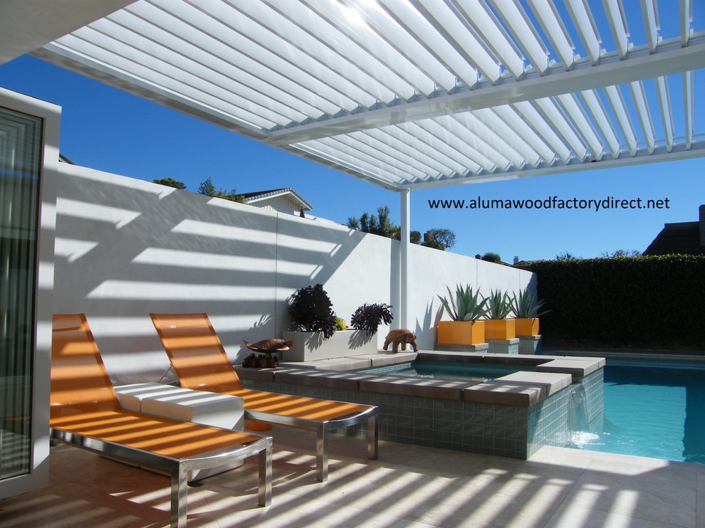 Dana Point Equinox Opening Roof System Patio Cover Contemporary