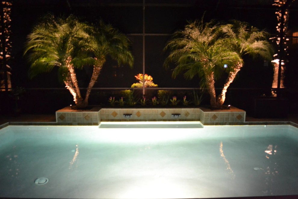 Example of a beach style pool design in Jacksonville