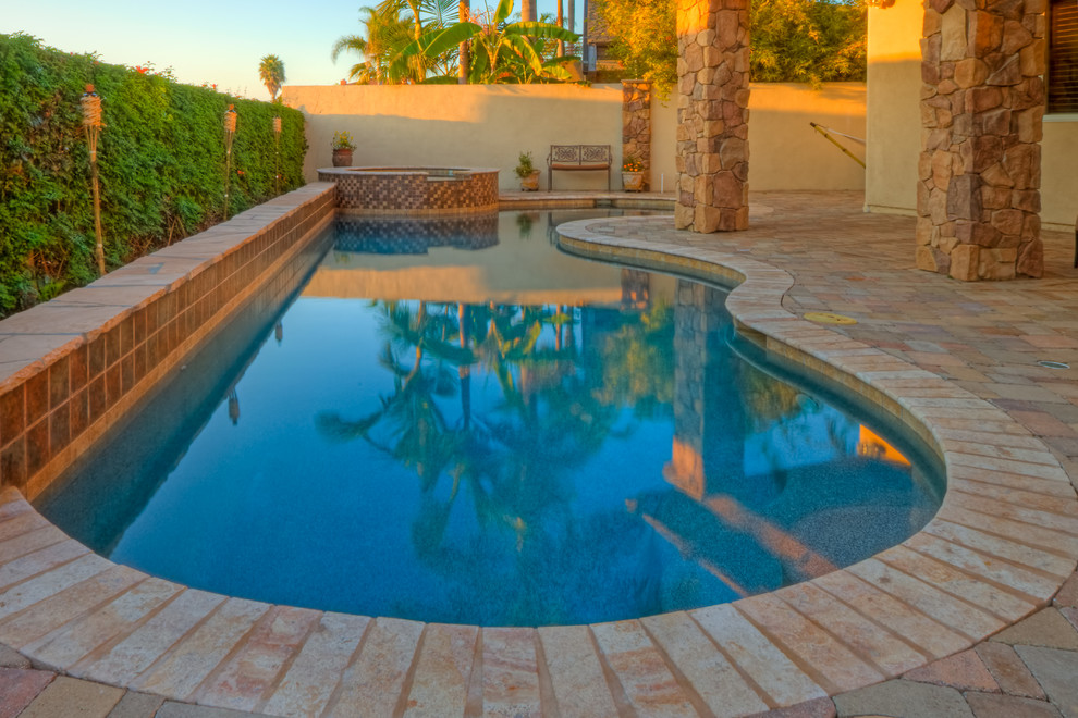 DeFranks Project Freeform Lap Pool Encinitas, CA Contemporary Pool San Diego by Del