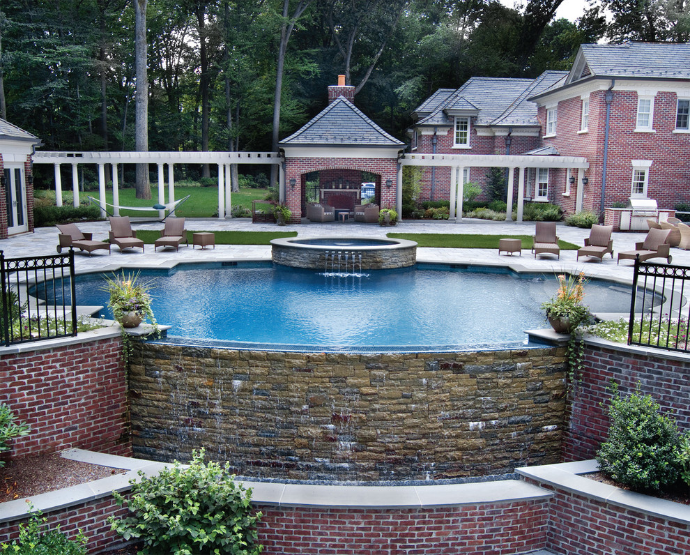 Demarest, NJ Traditional Pool New York by B & B Pool & Spa