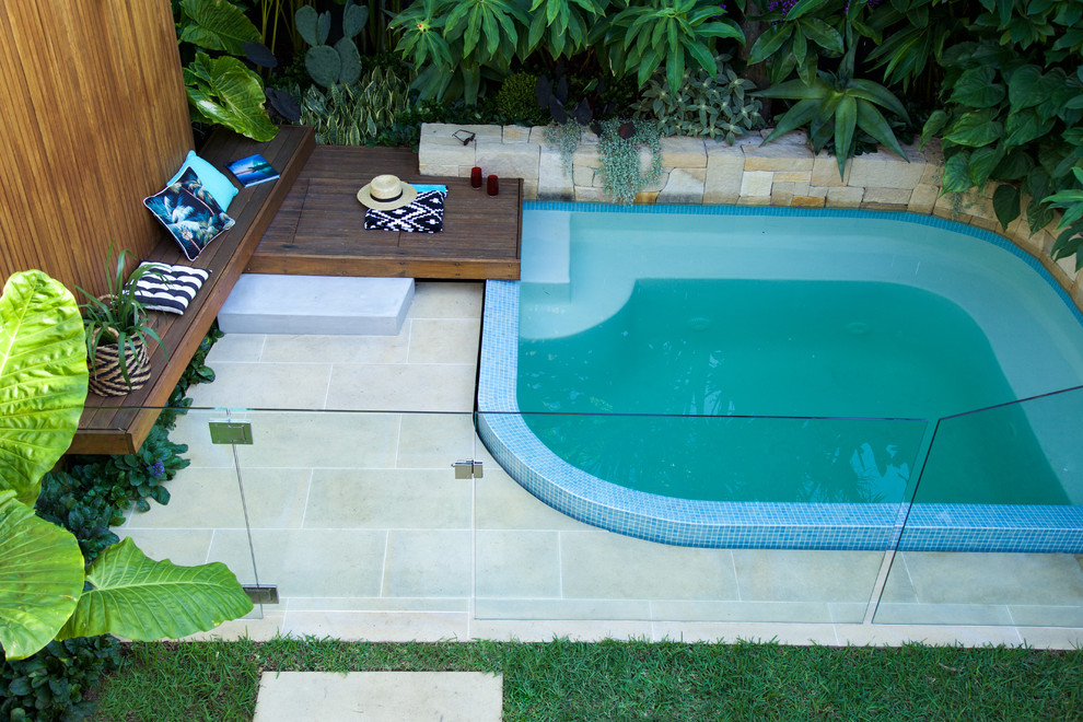 Example of a trendy pool design in Sydney