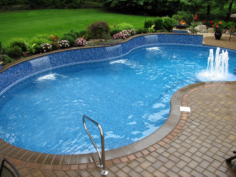 Dix Hills 2, NY Pool New York by True Blue Swimming Pools Houzz