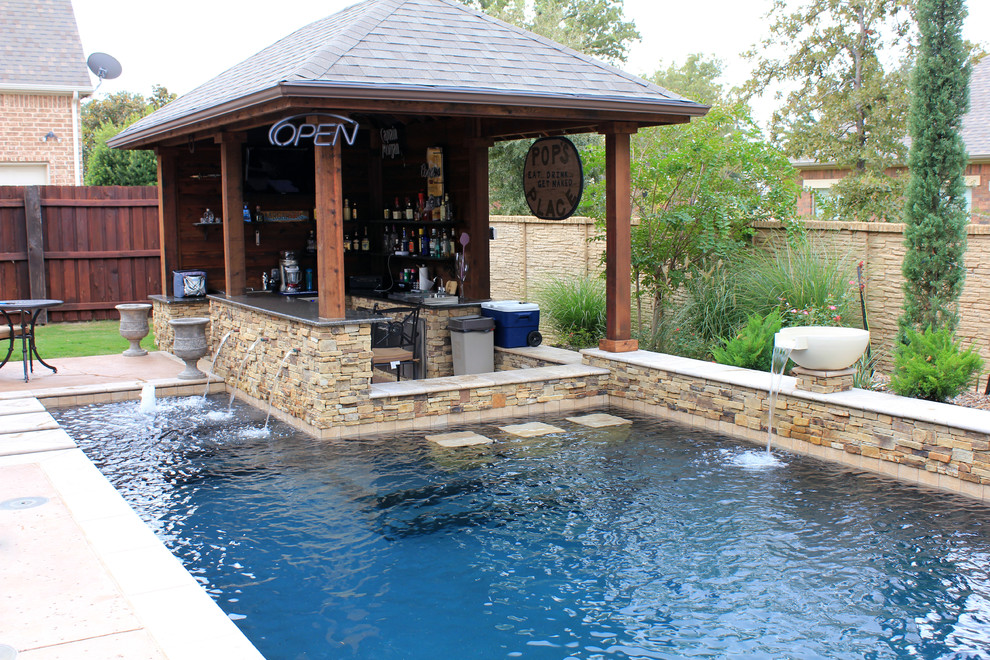 Dry Stack Custom Swimming Pool North Richland Hills, TX