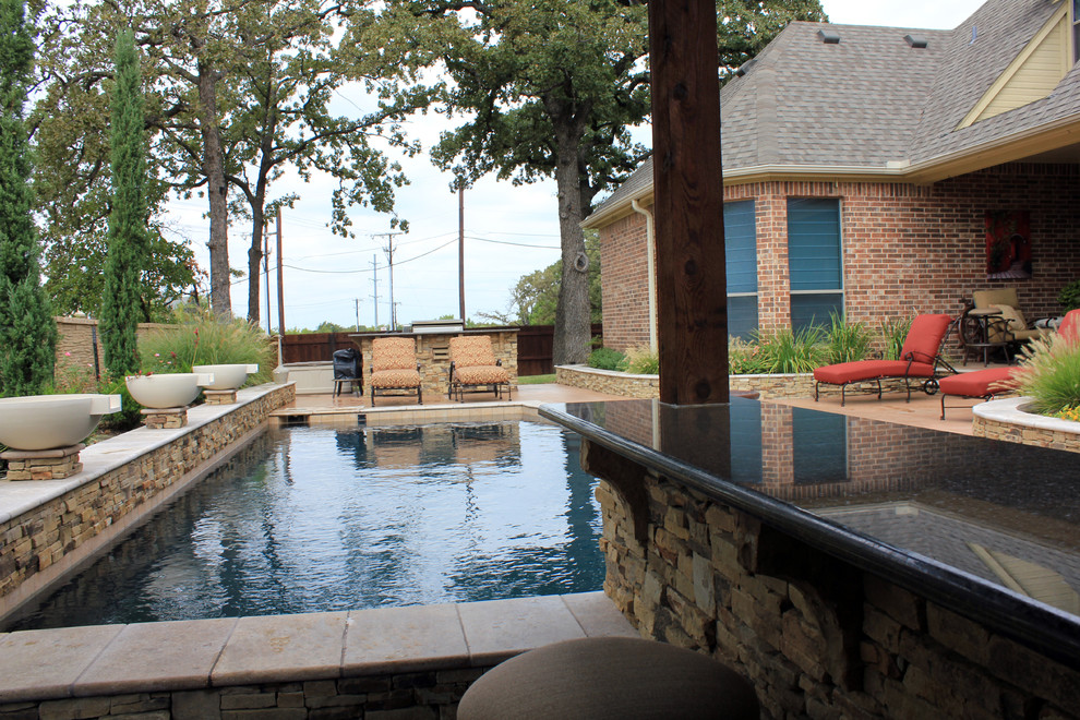 Dry Stack Custom Swimming Pool North Richland Hills, TX