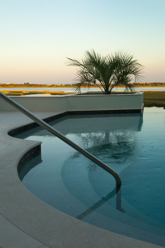 Easy Entry - Traditional - Pool - Other - by Tongue & Groove Design ...