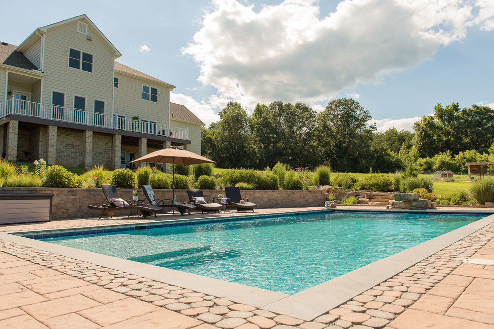 EcoFriendly Pool Retreat in Montpelier Rustic Pool Richmond by