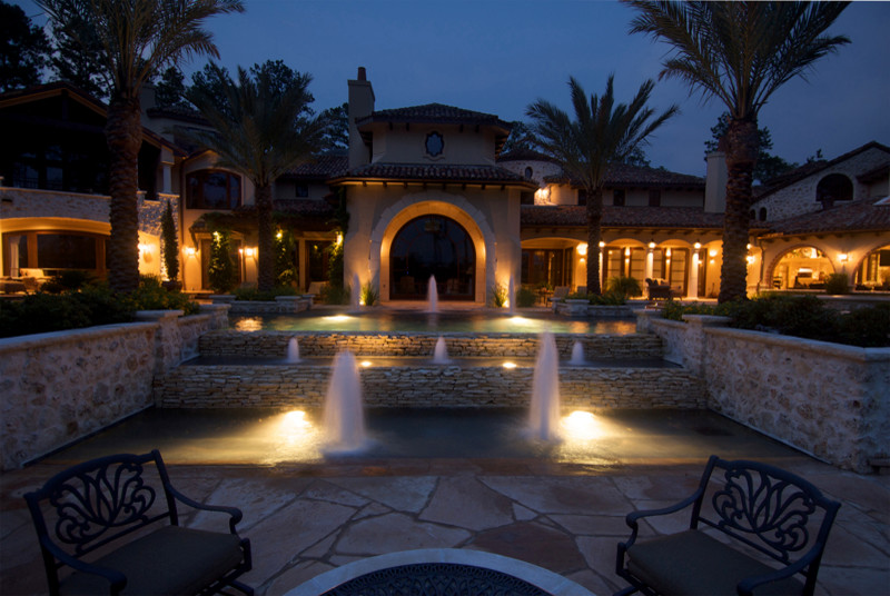 Example of a tuscan pool design in Houston
