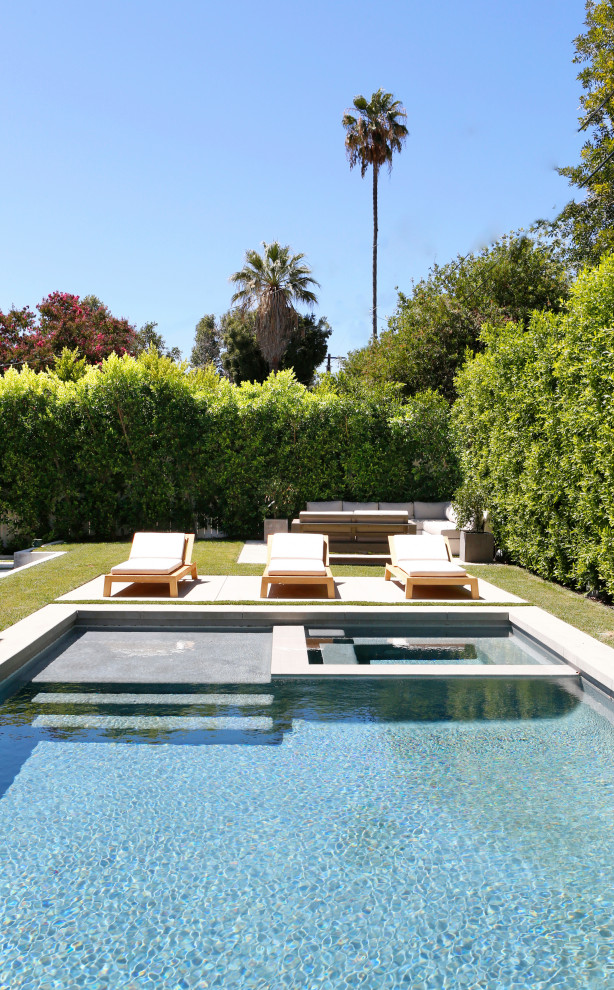 Encino Exterior Pool Craftsman Pool Los Angeles by Concept