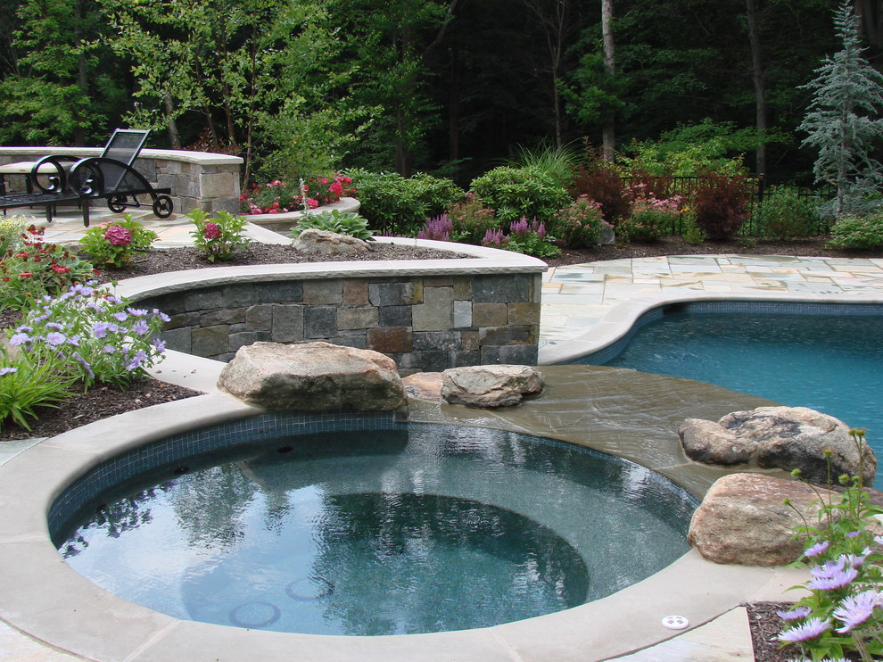 Essex Fells Nj Eclectic Pool New York by Landscape Techniques
