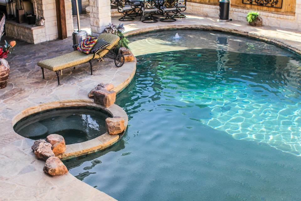 Pool - tropical pool idea in Austin