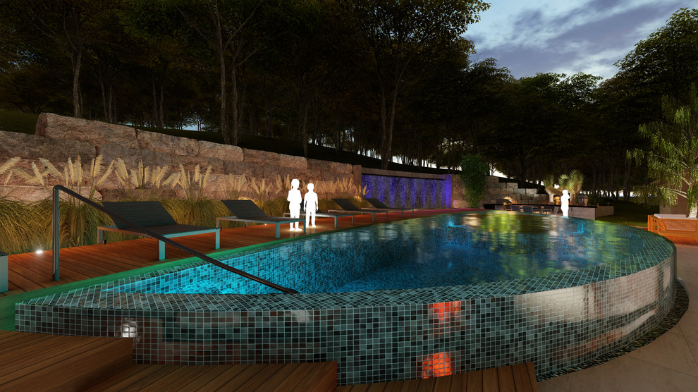 Eyeball Pool Contemporary Pool Kansas City by Lorax Design