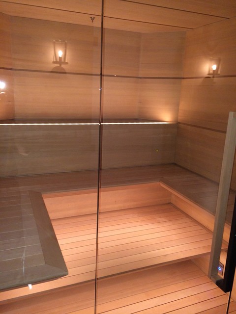 Featured Sauna in Architectural Digest! - Modern - Swimming Pool & Hot Tub  - Los Angeles - by Nordic Sauna | Houzz IE