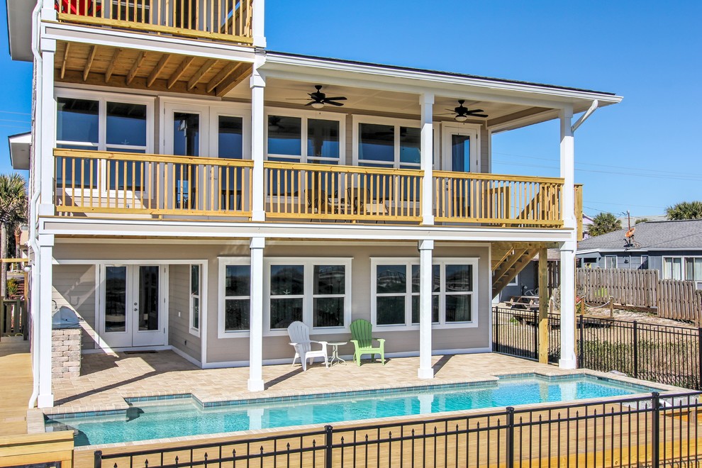 Fernandina Beach House Beach Style Pool Jacksonville by Cole