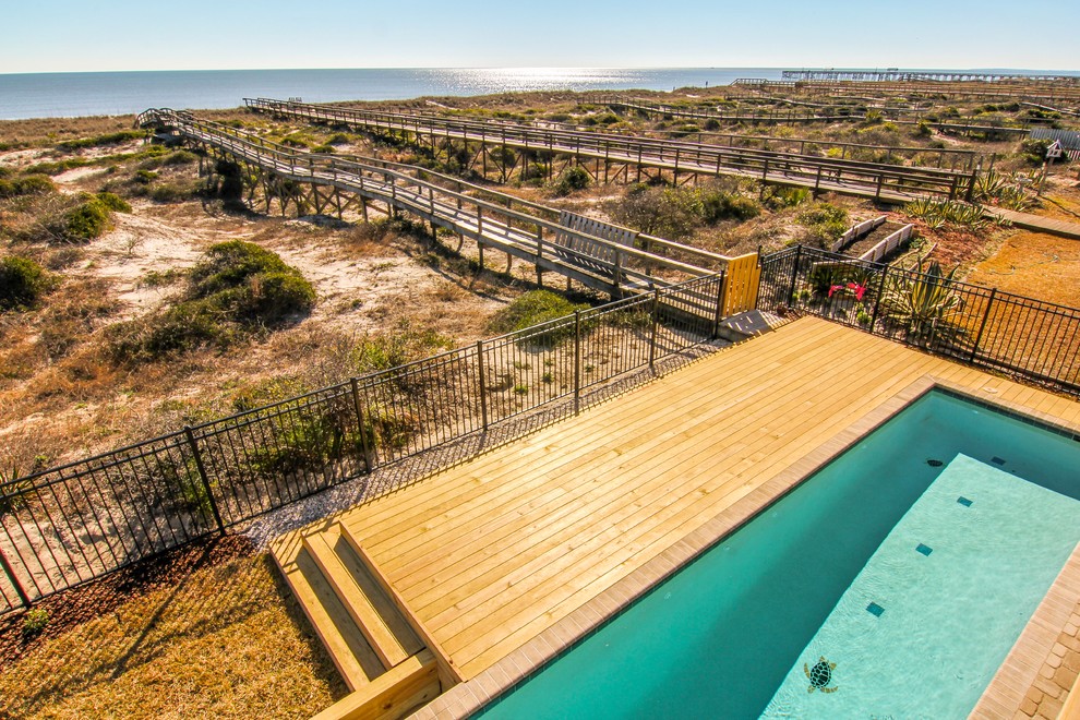 Fernandina Beach House Beach Style Pool Jacksonville by Cole