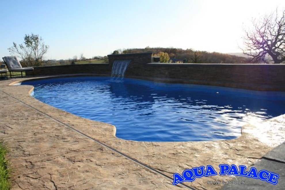 Fiberglass Pool Designs Traditional Pool Omaha by Aqua Palace