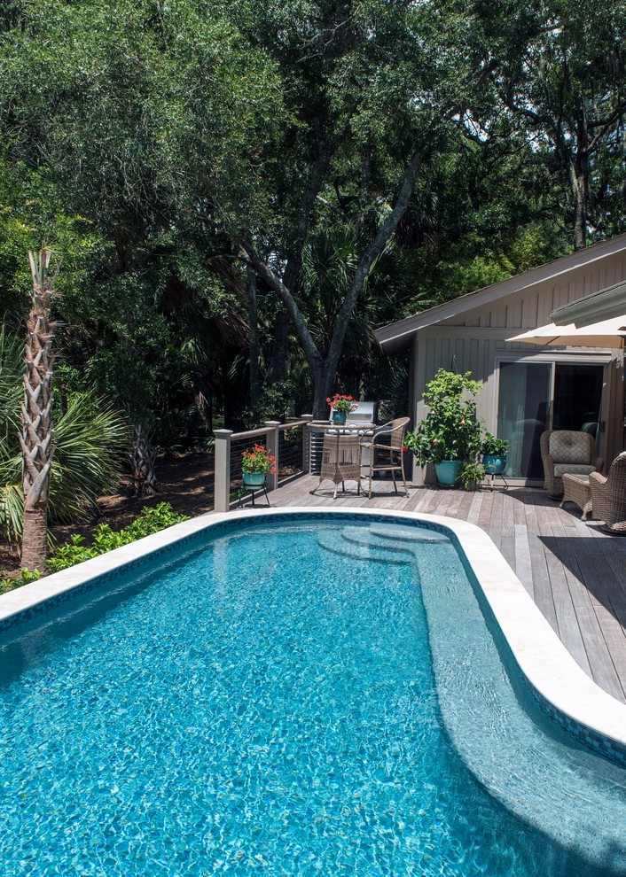 Fit Like a Glove Contemporary Pool Charleston by Aquatica Pools & Spas Houzz